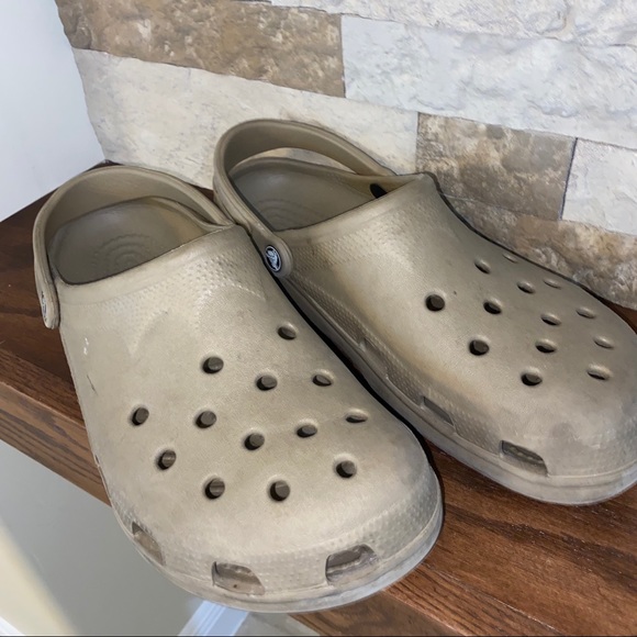 CROCS Other - Crocs Men’s Size 12 - 13 XXL Beige/Tan color Clog